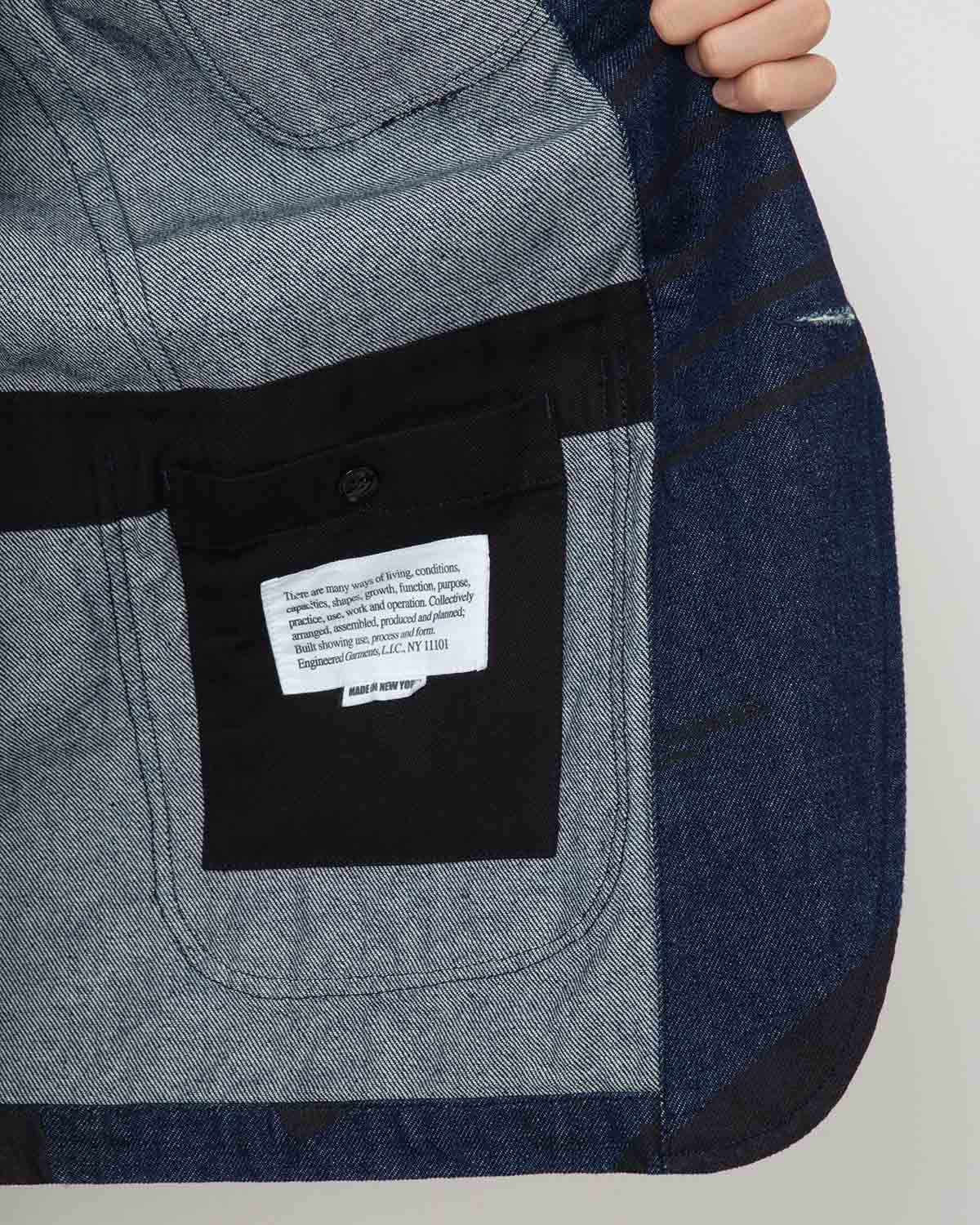 BEDFORD JACKET - MUSIC NOTE PRINT 12OZ