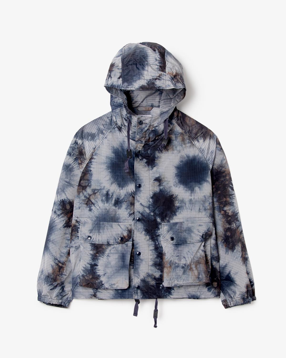 LT PARKA - NYLON TIE DYE PRINT RIPSTOP
