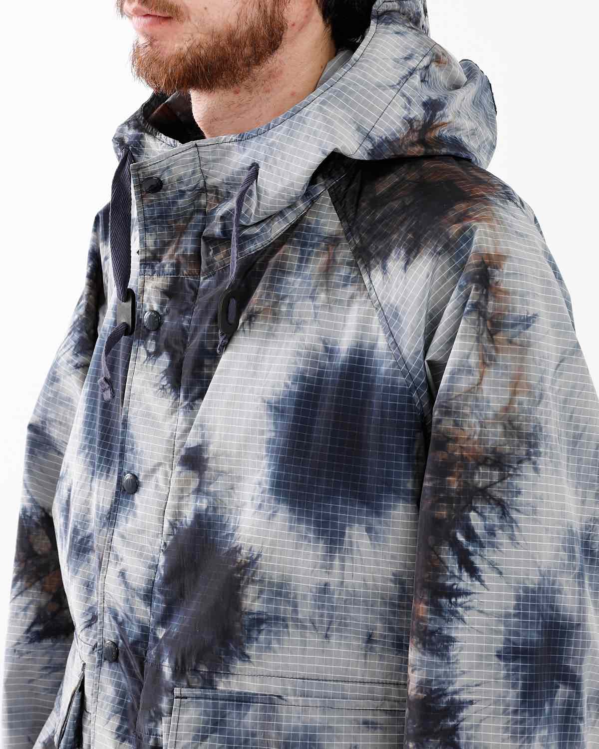 LT PARKA - NYLON TIE DYE PRINT RIPSTOP