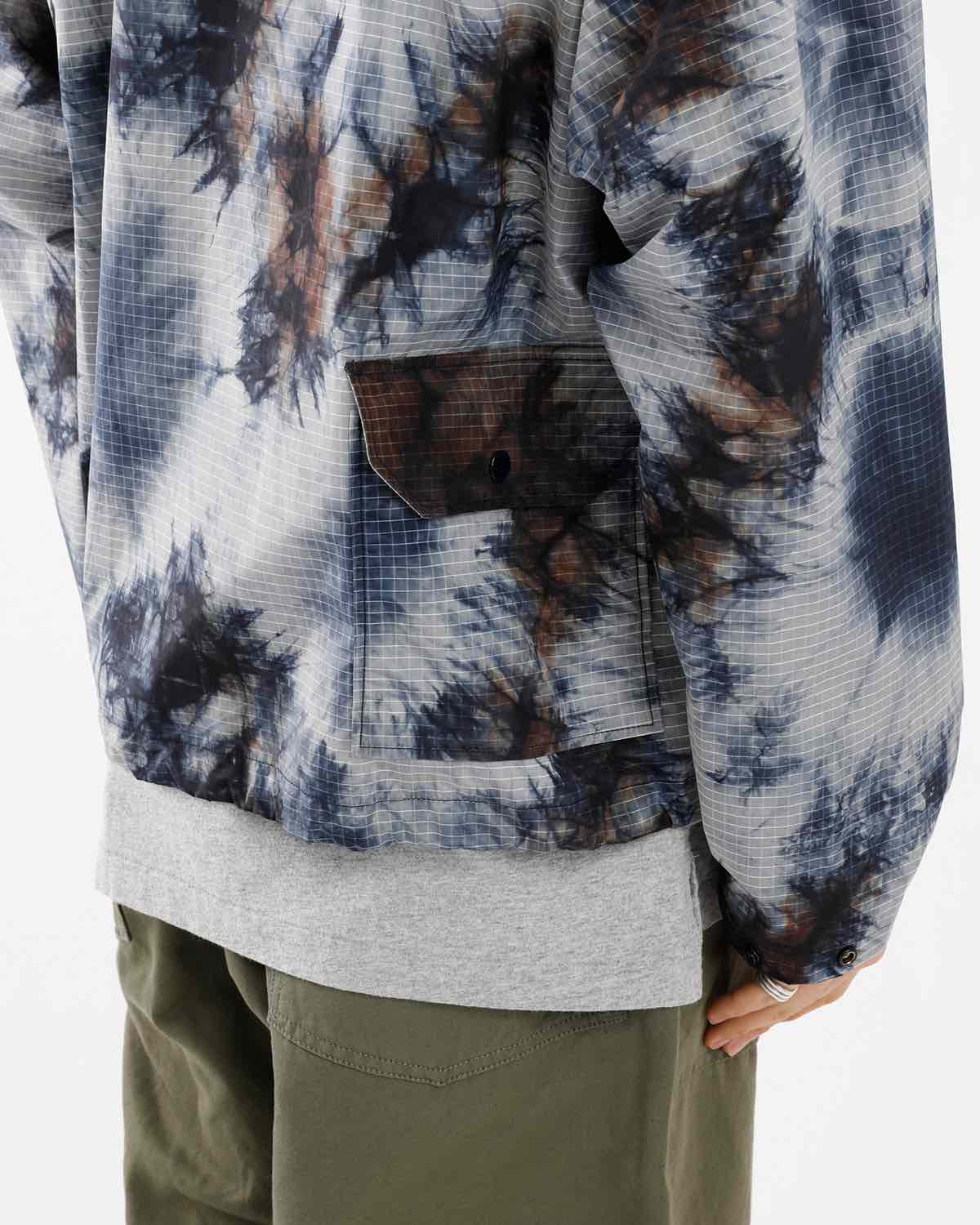 LT PARKA - NYLON TIE DYE PRINT RIPSTOP