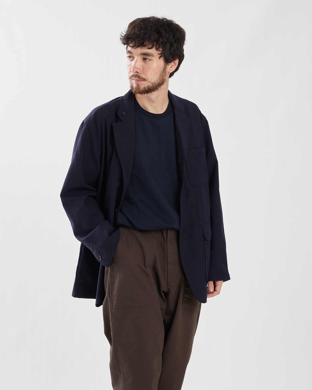 LOITER JACKET - WOOL UNIFORM SERGE