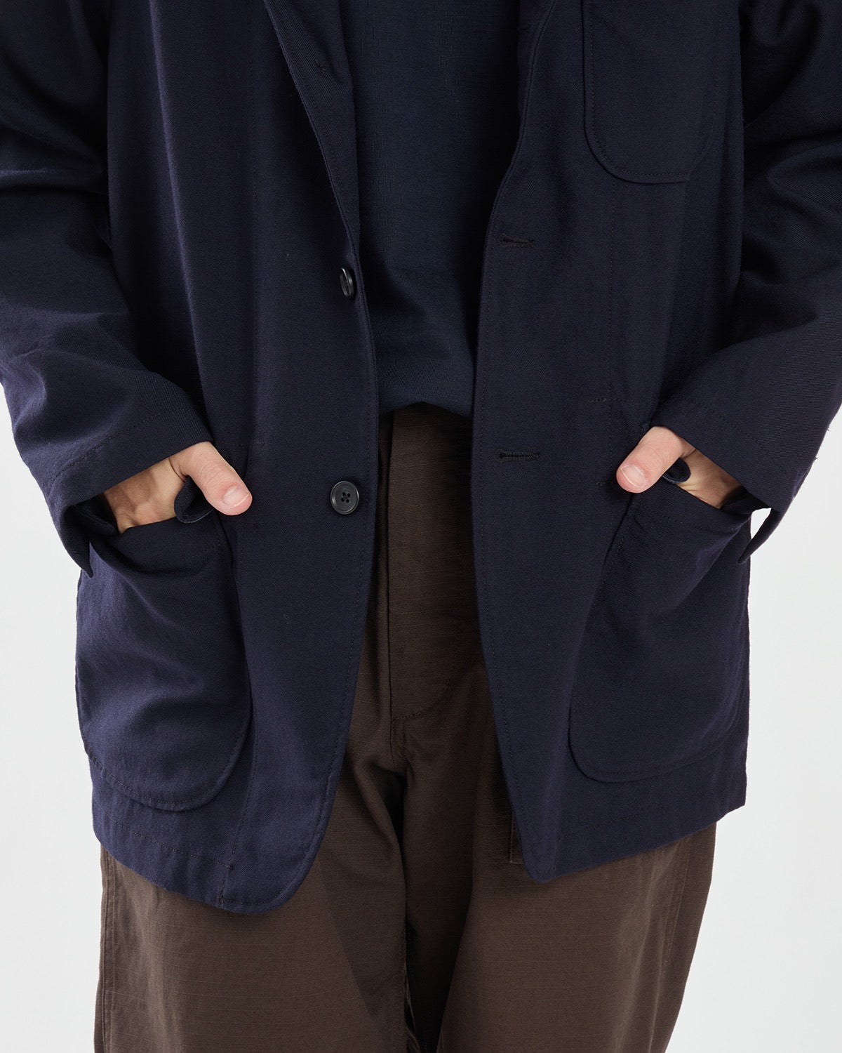LOITER JACKET - WOOL UNIFORM SERGE