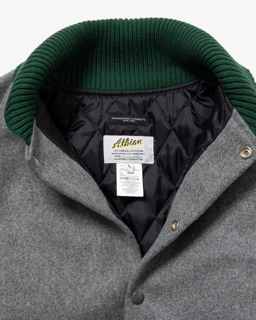 ALBIONVAENGINEERED GARMENTS ALBION VARSITY サイズXS - スタジャン