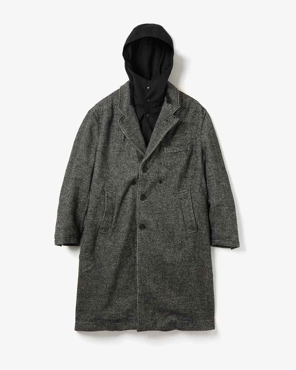 CHESTER COAT - WOOL SHAGGY  TWILL