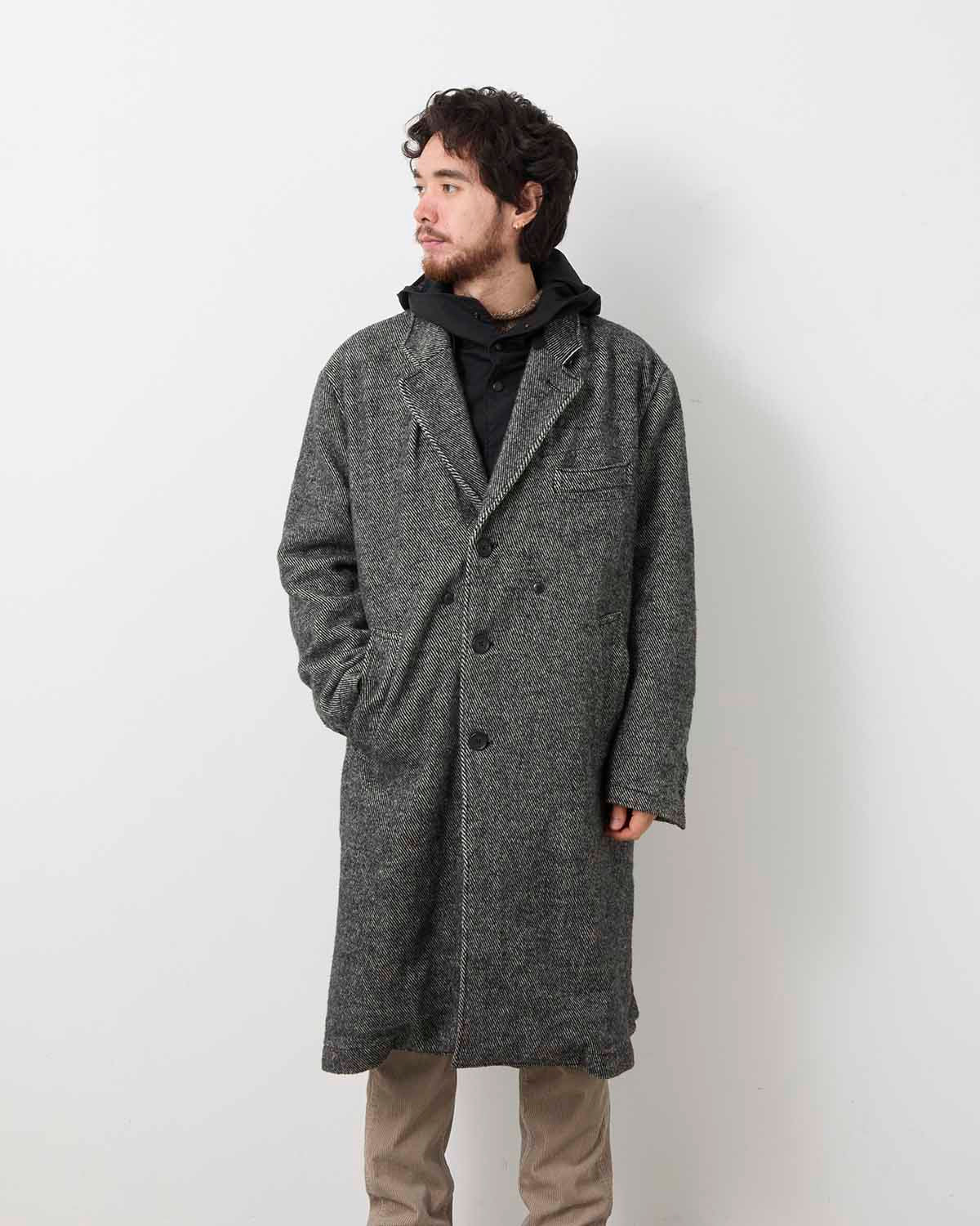 CHESTER COAT - WOOL SHAGGY  TWILL