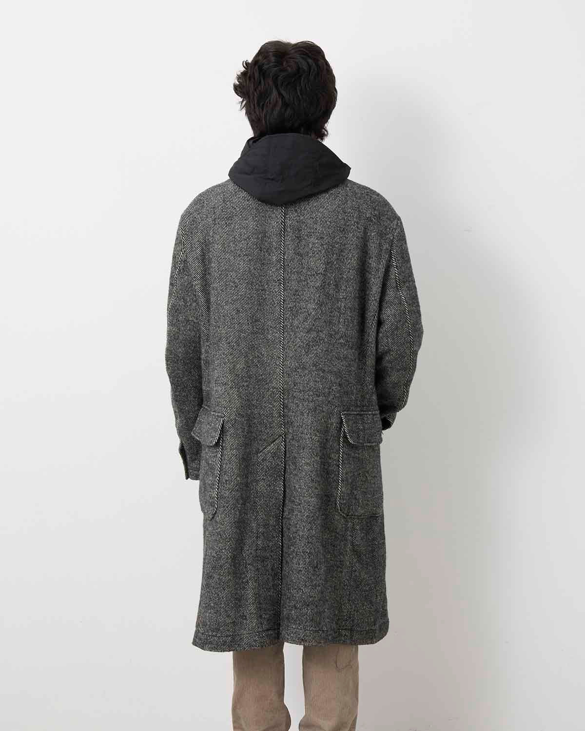 CHESTER COAT - WOOL SHAGGY  TWILL