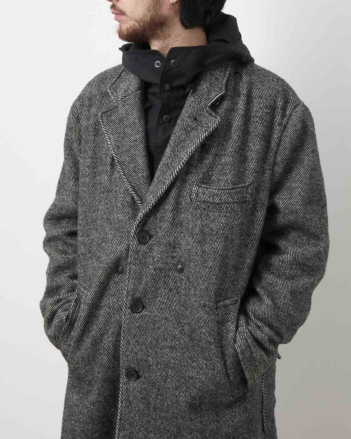 CHESTER COAT - WOOL SHAGGY  TWILL