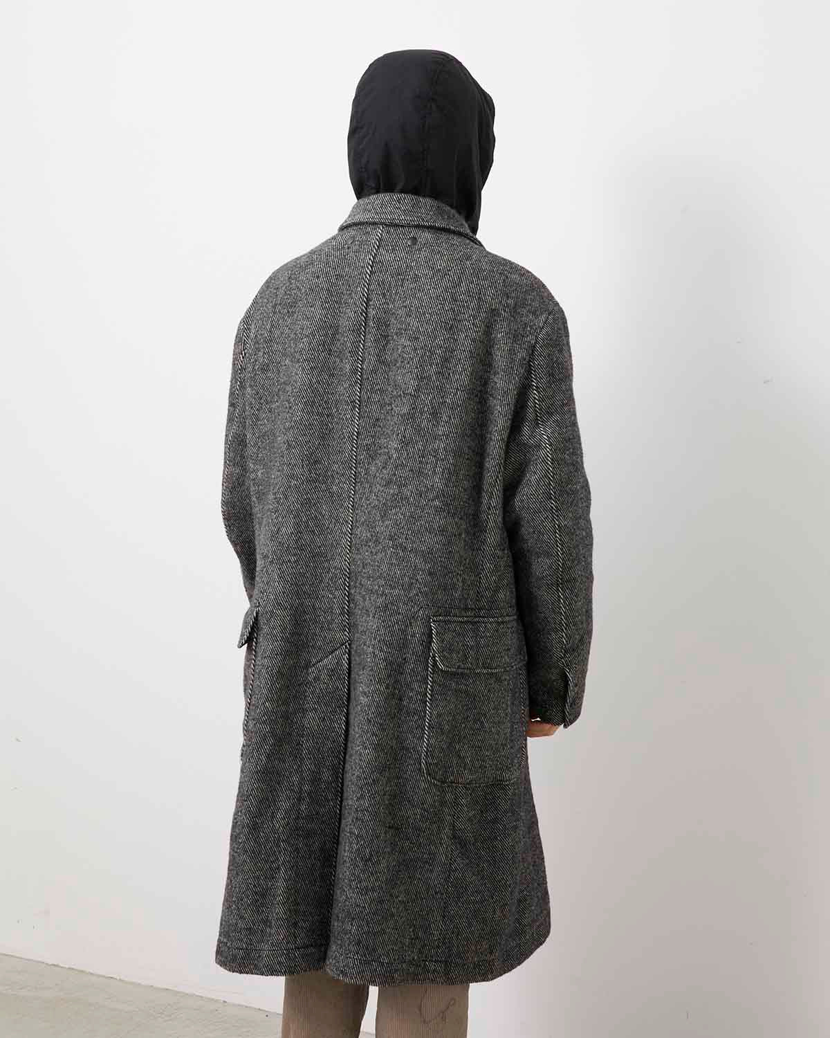 CHESTER COAT - WOOL SHAGGY  TWILL