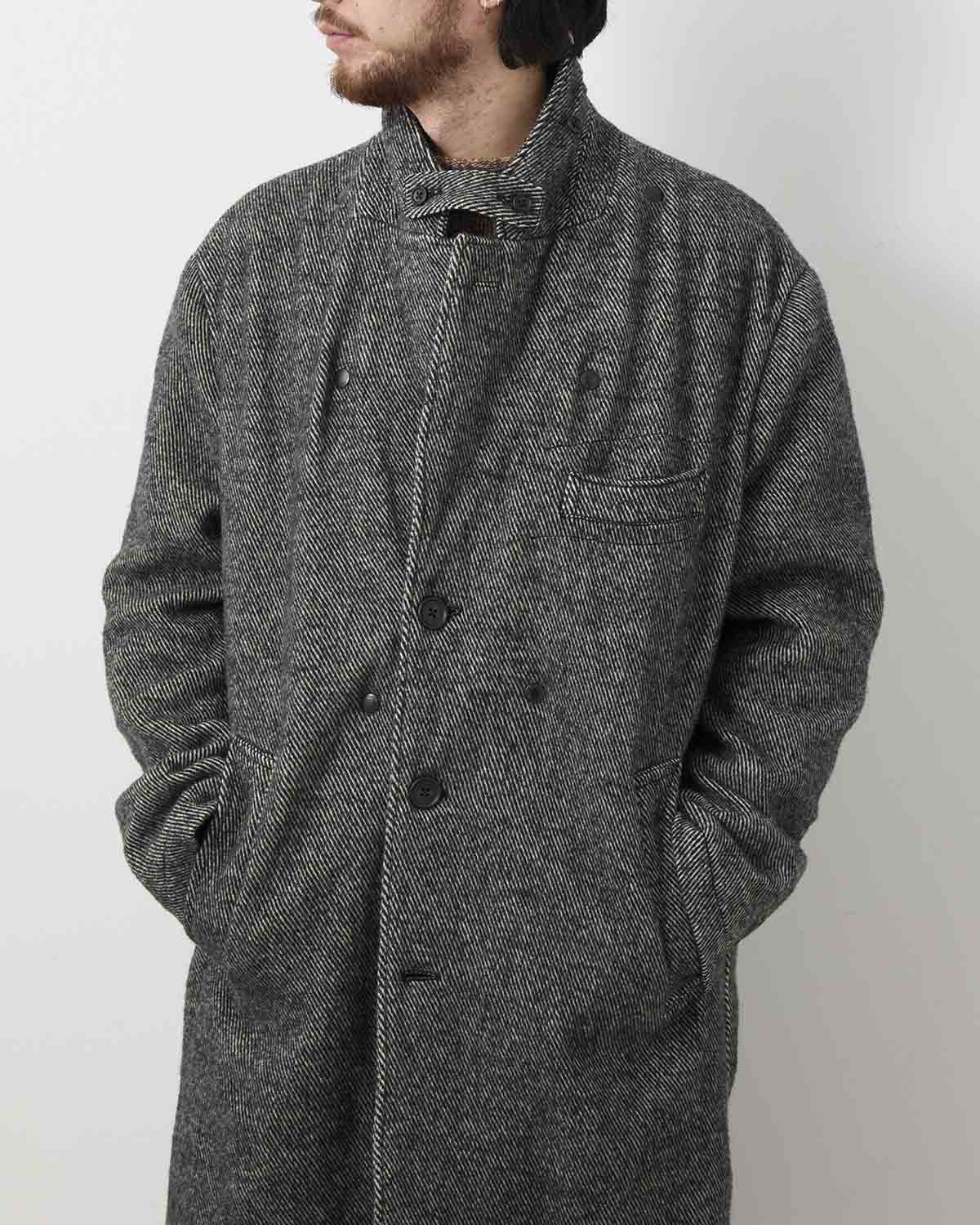 CHESTER COAT - WOOL SHAGGY  TWILL