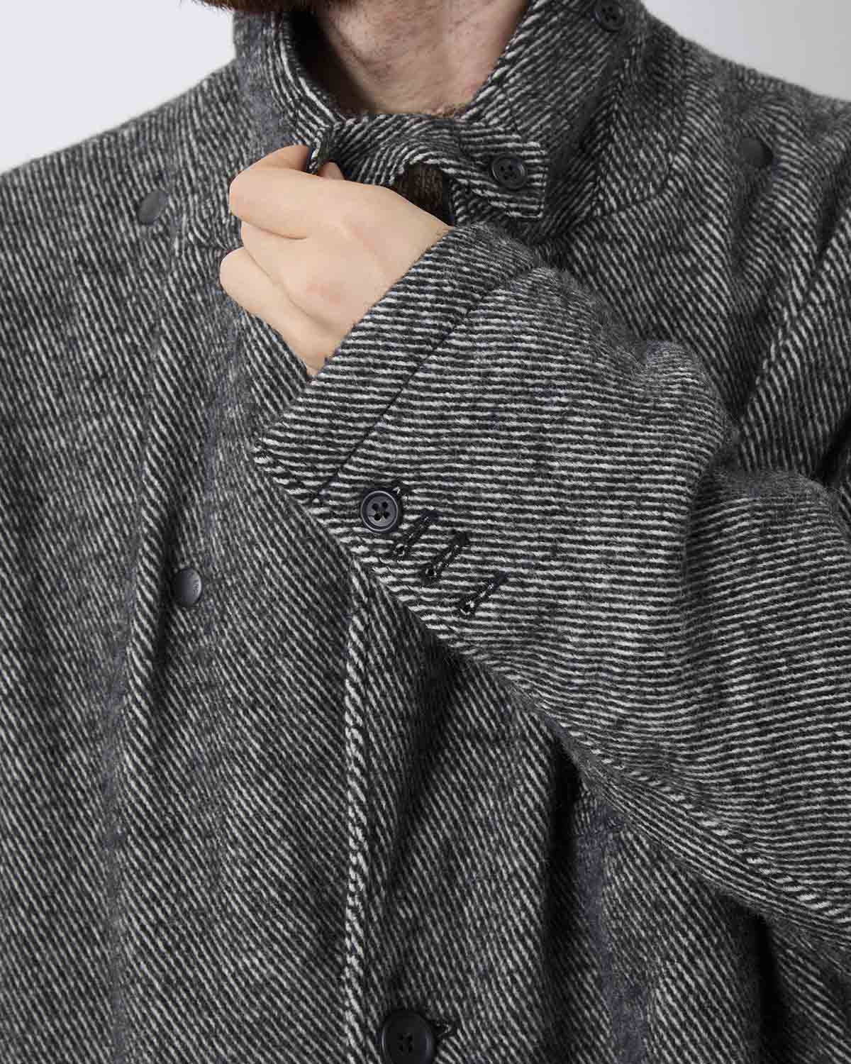 CHESTER COAT - WOOL SHAGGY  TWILL