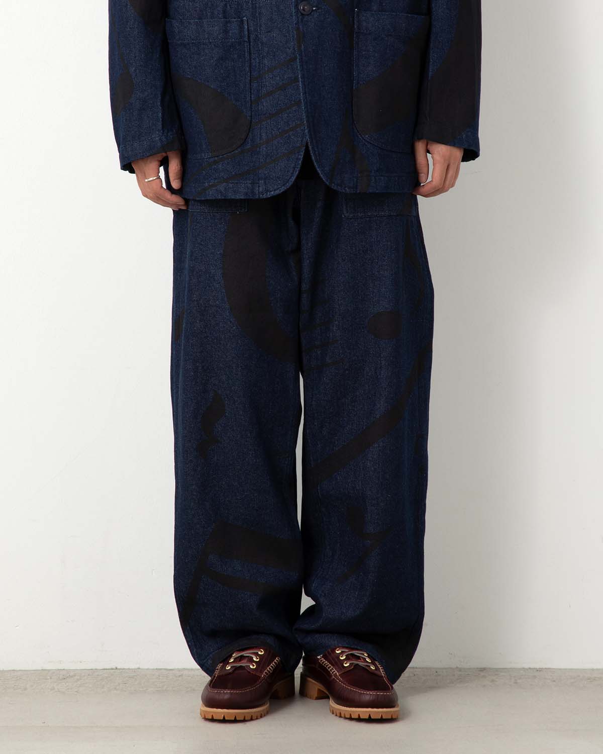 FATIGUE PANT - MUSIC NOTE PRINT 12OZ