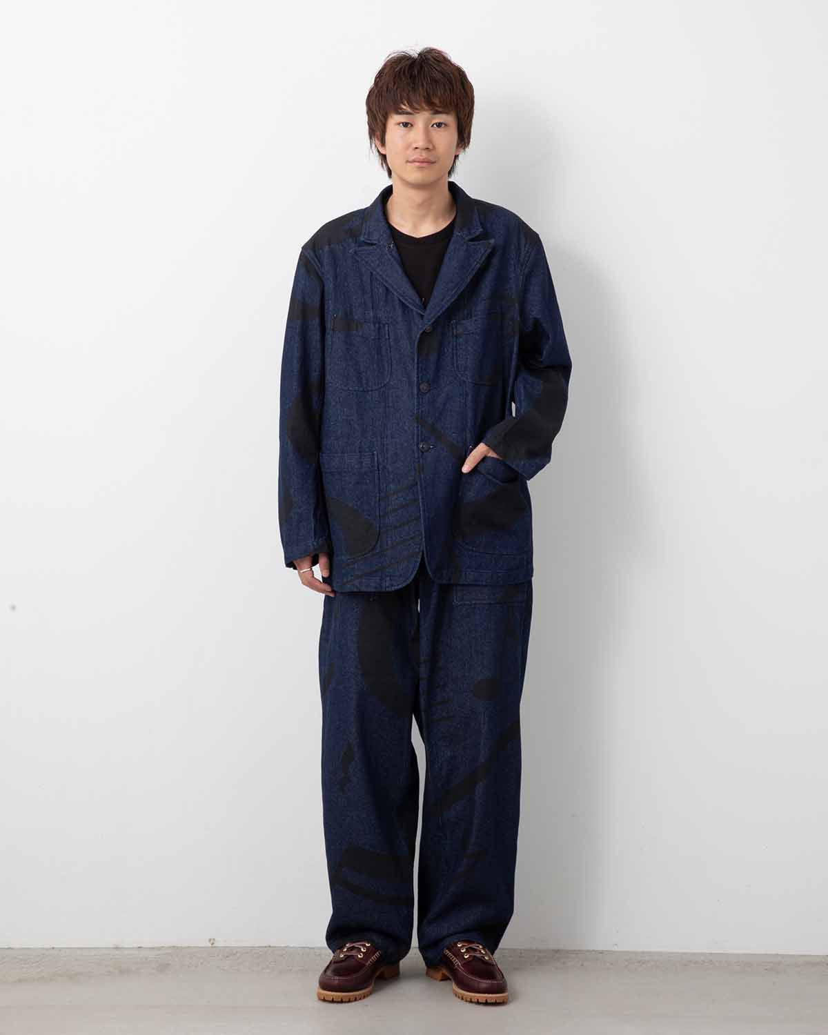 FATIGUE PANT - MUSIC NOTE PRINT 12OZ