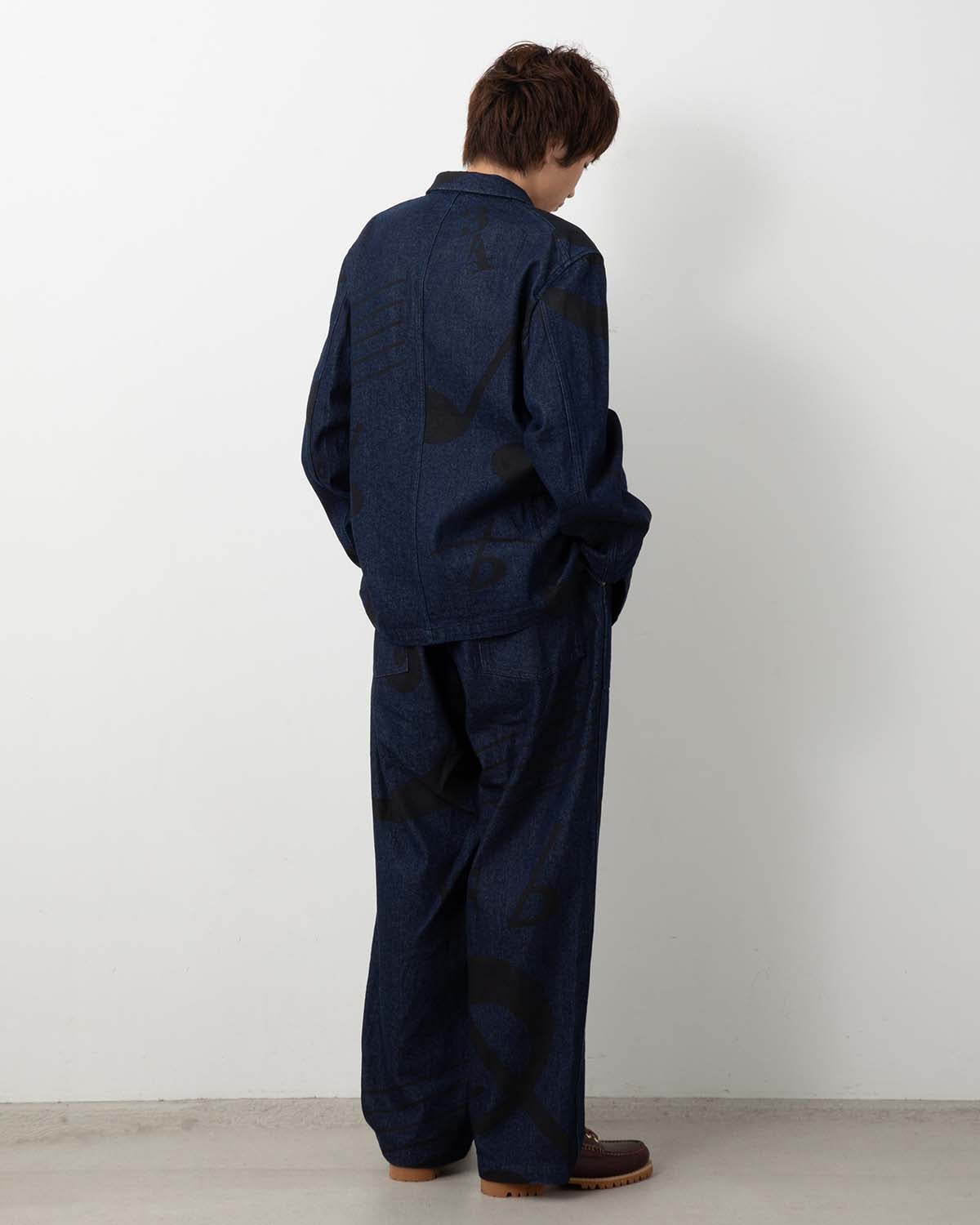 FATIGUE PANT - MUSIC NOTE PRINT 12OZ