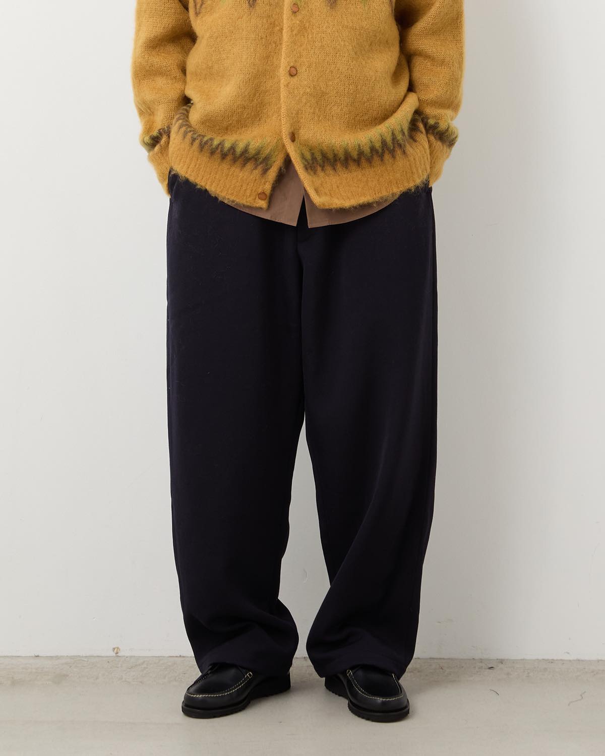 OFFICER PANT - HEAVY  WOOL ELASTIQUE