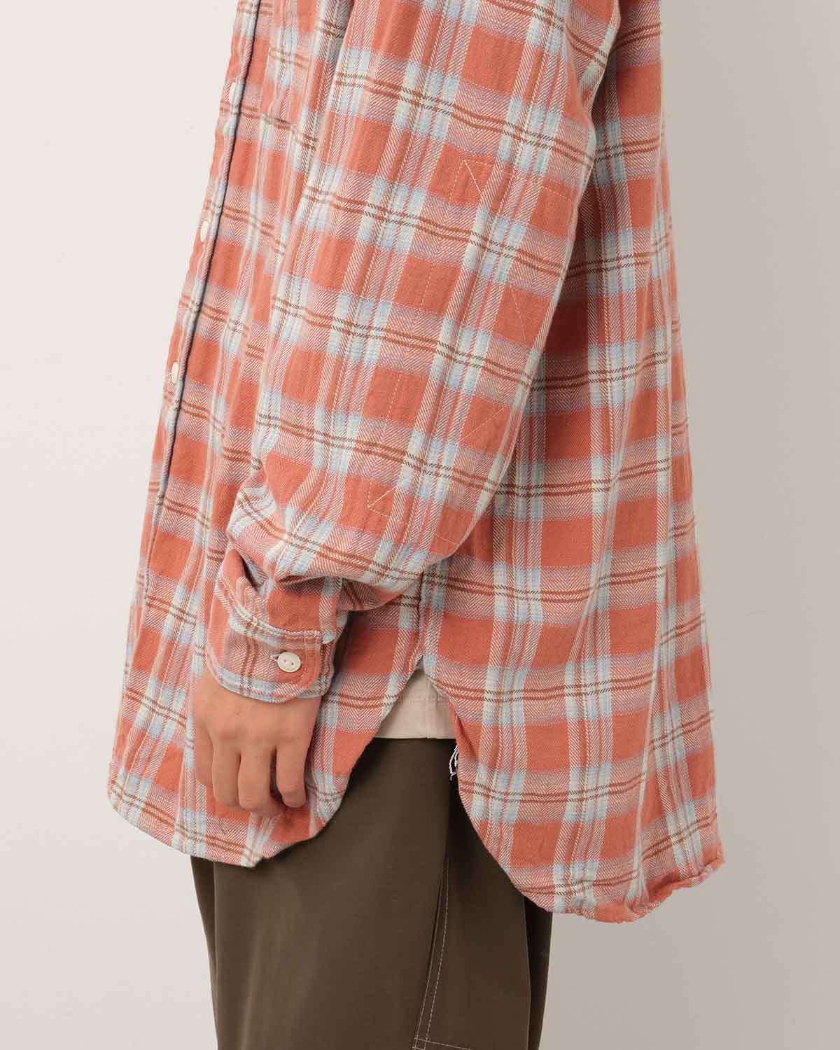 WORK SHIRT - COTTON PLAID JACQUARD