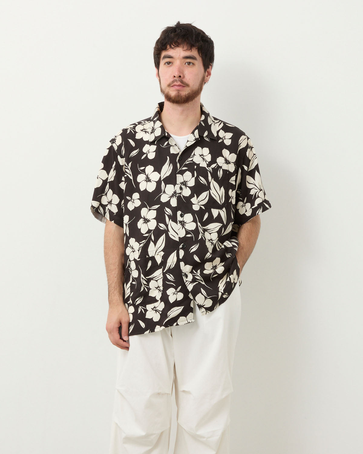 CAMP SHIRT - TENCEL FLORAL PRINT