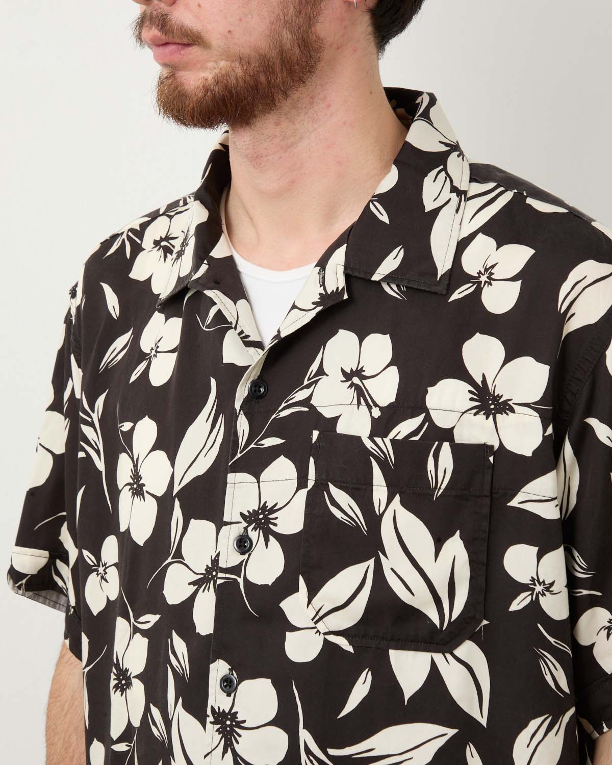 CAMP SHIRT - TENCEL FLORAL PRINT