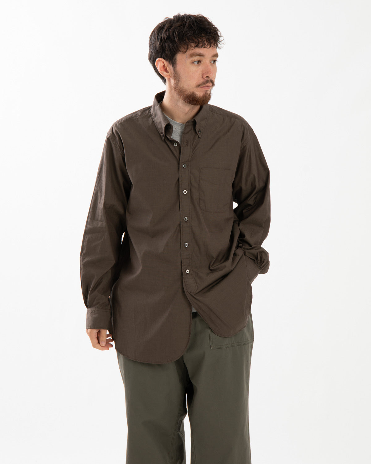 19 CENTURY BD SHIRT - COTTON END ON END