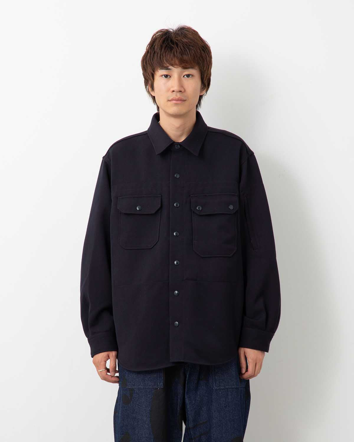 CPO SHIRT JACKET - HEAVY WOOL ELASTIQUE