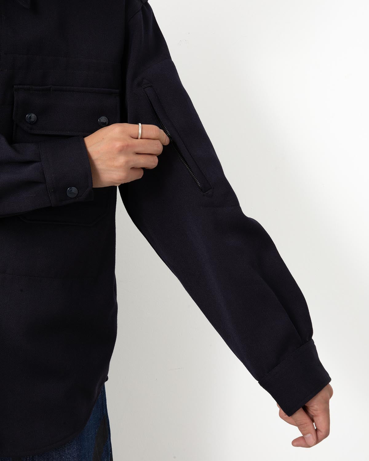 CPO SHIRT JACKET - HEAVY WOOL ELASTIQUE