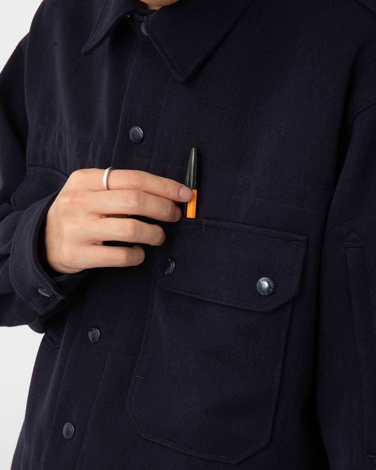 CPO SHIRT JACKET - HEAVY WOOL ELASTIQUE