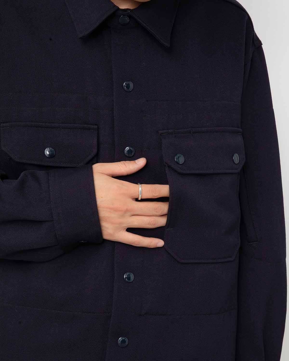 CPO SHIRT JACKET - HEAVY WOOL ELASTIQUE