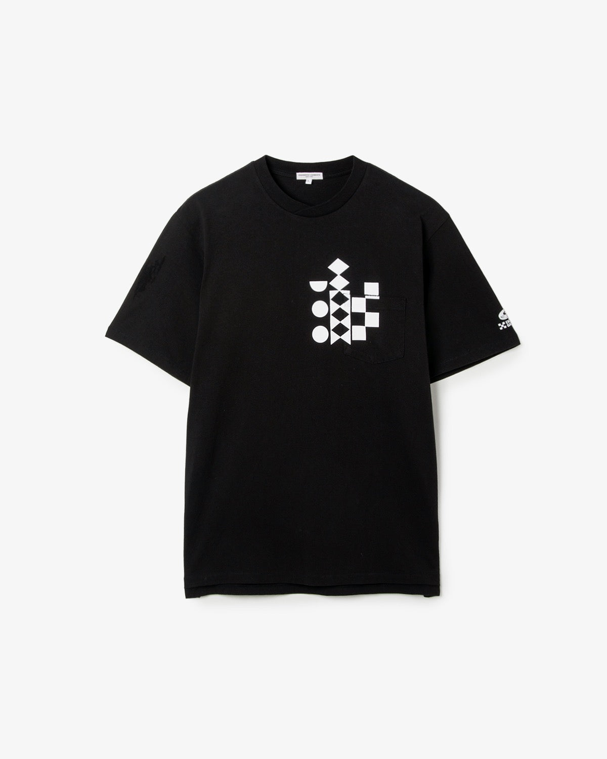 PRINTED CROSS CREW NECK T-SHIRT