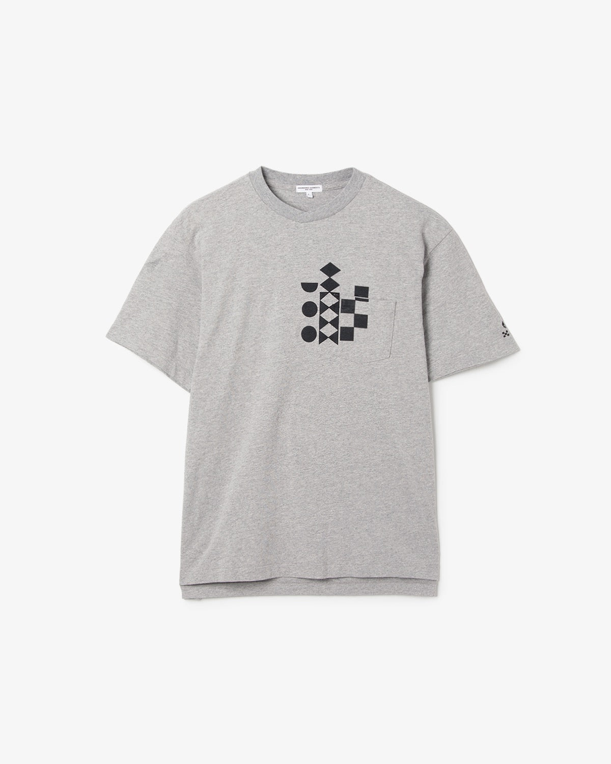 PRINTED CROSS CREW NECK T-SHIRT