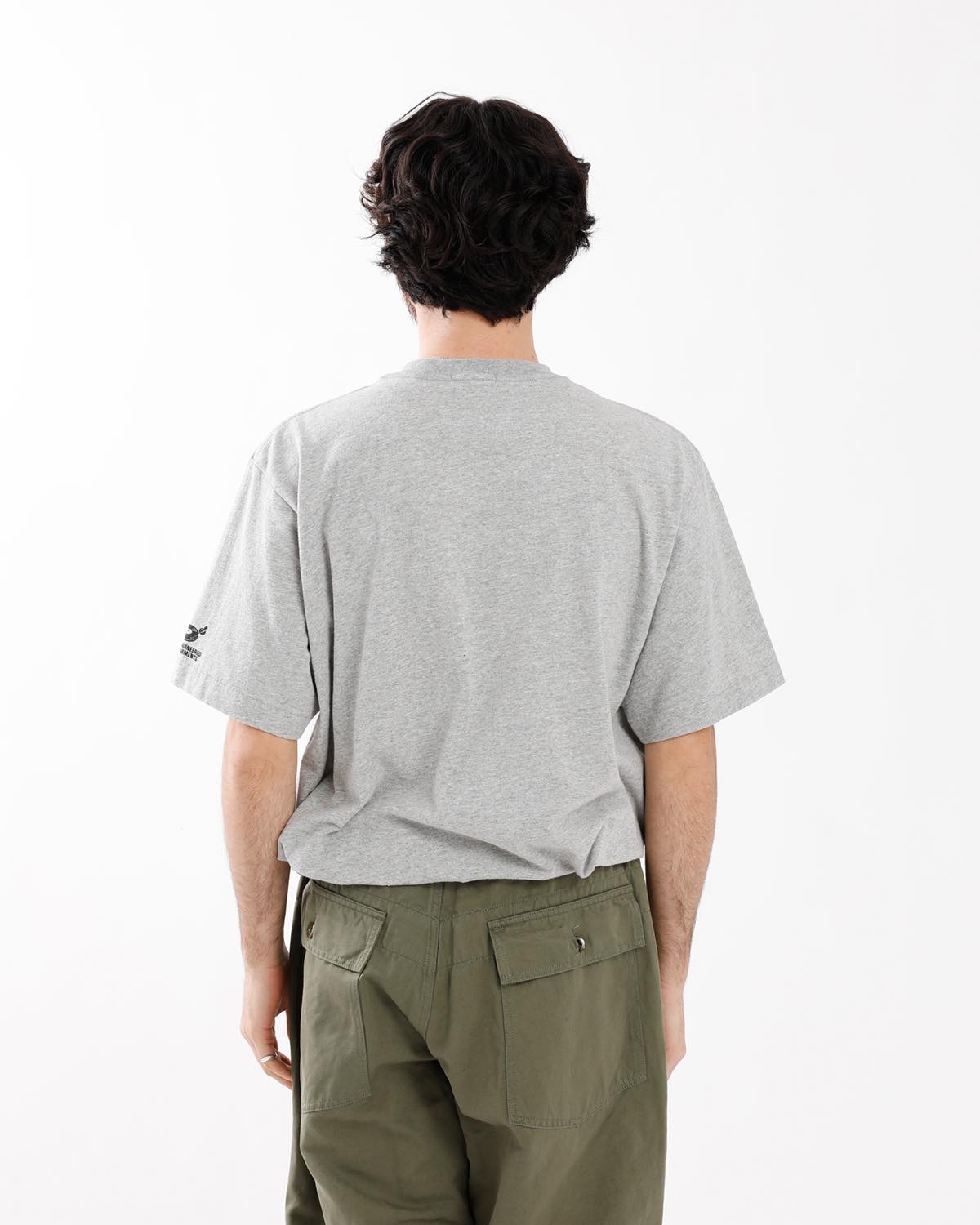 PRINTED CROSS CREW NECK T-SHIRT