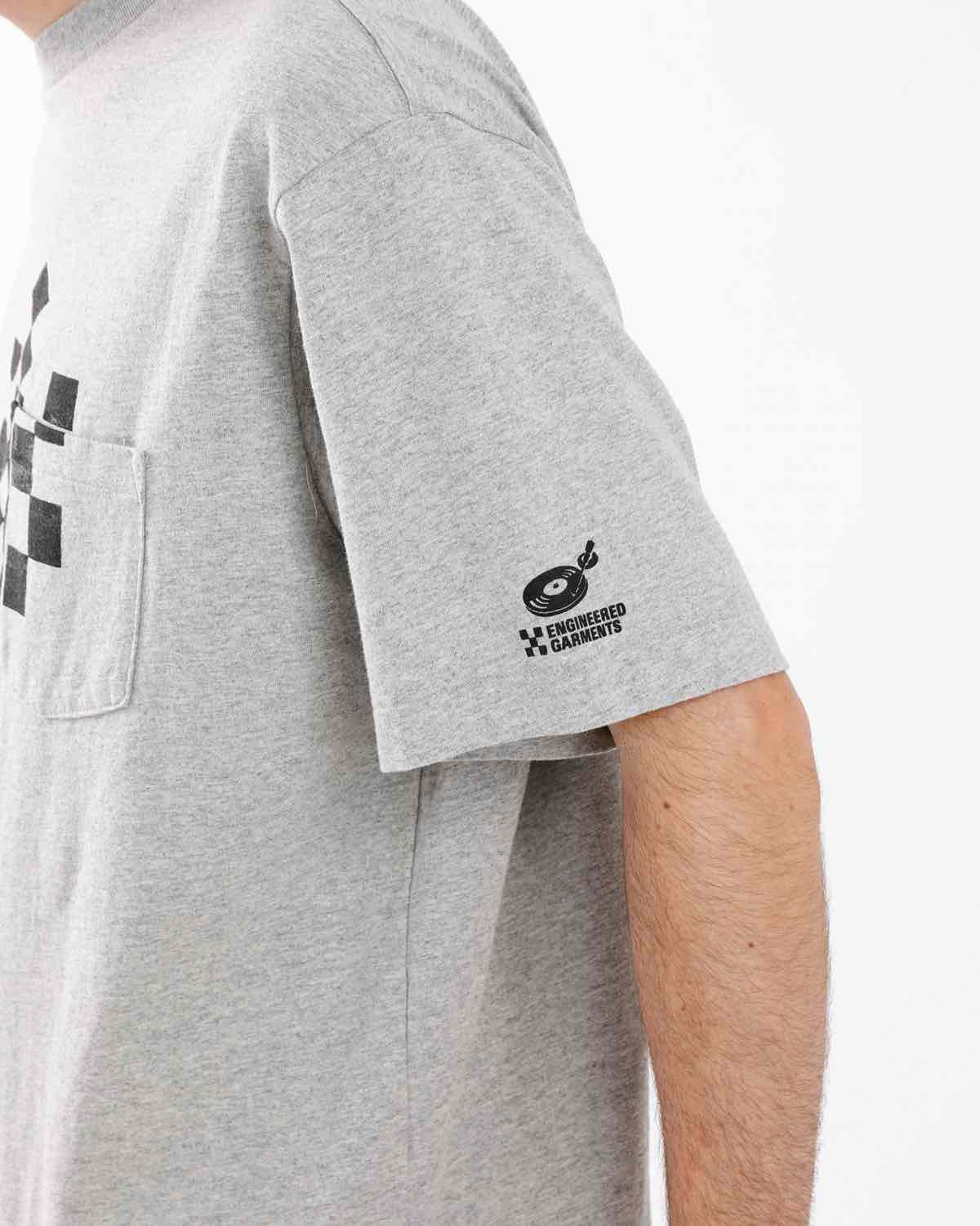 PRINTED CROSS CREW NECK T-SHIRT