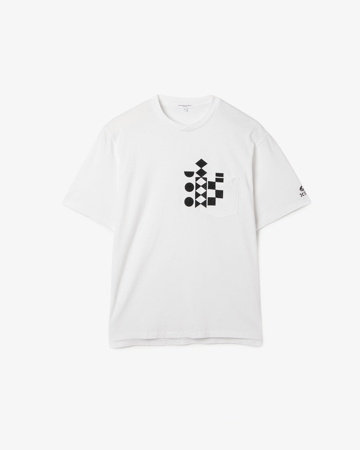 PRINTED CROSS CREW NECK T-SHIRT