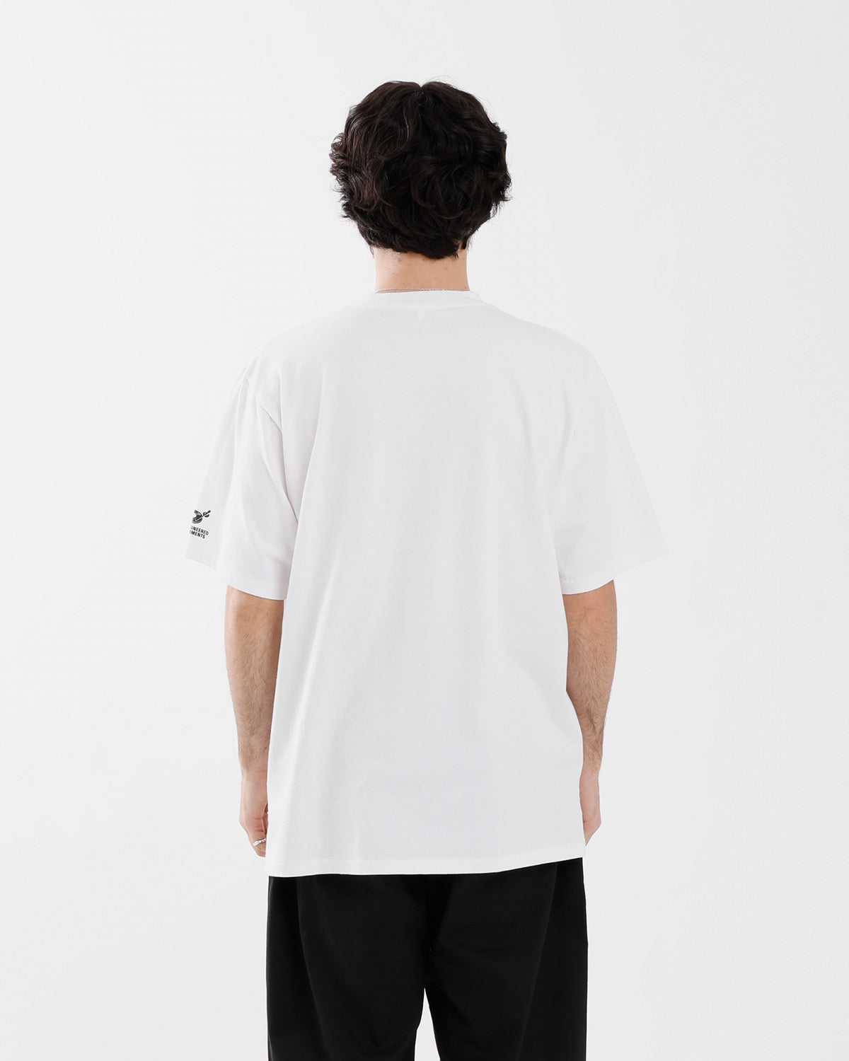 PRINTED CROSS CREW NECK T-SHIRT