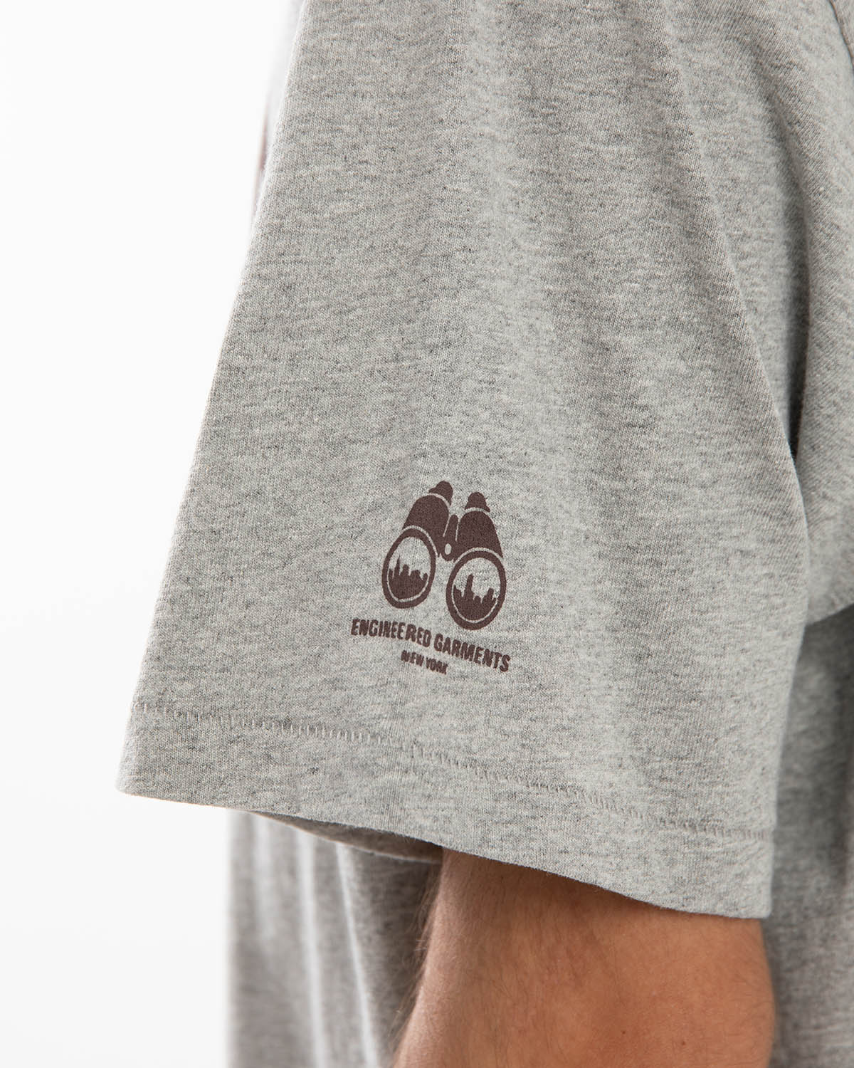 PRINTED CROSS CREW NECK T-SHIRT