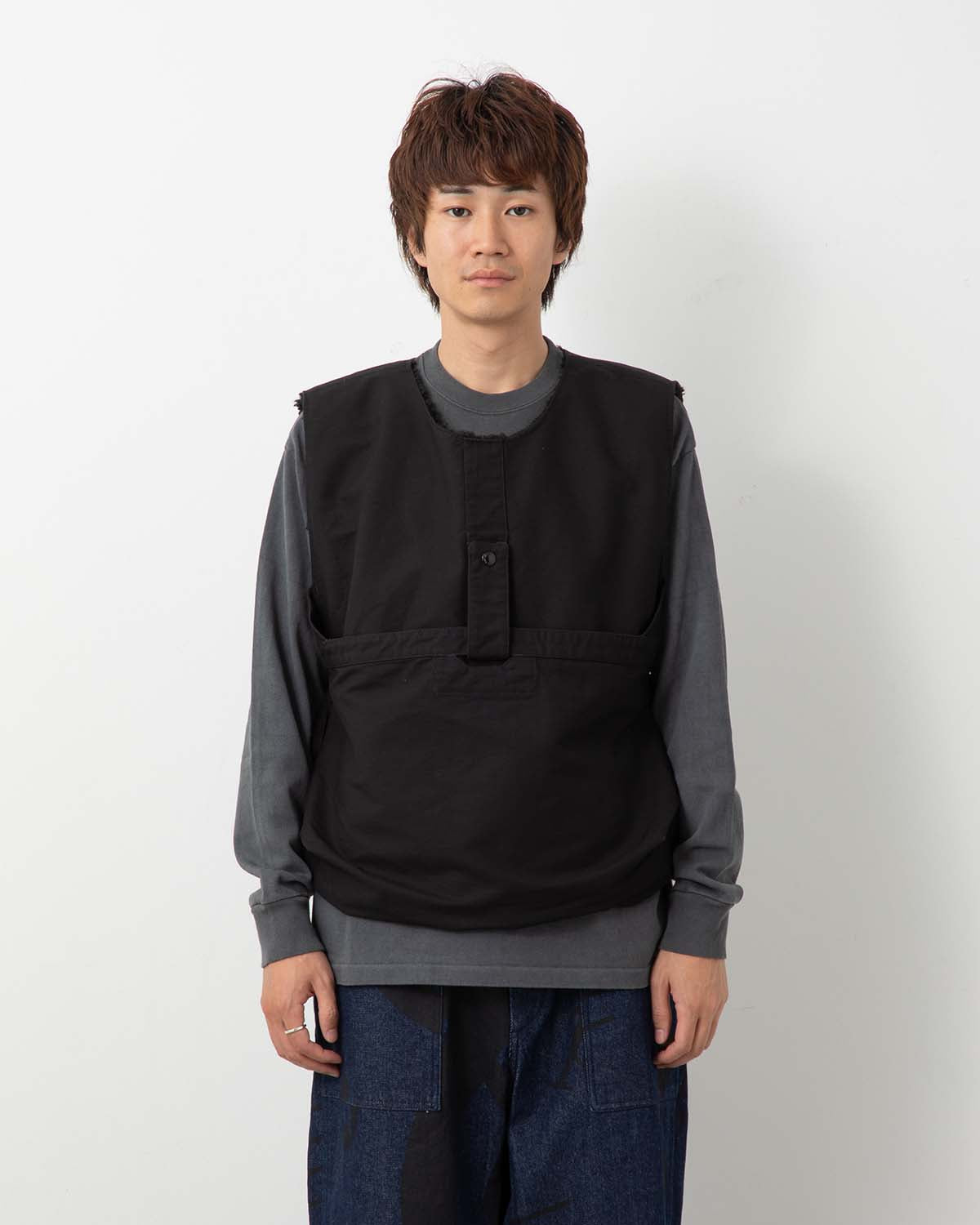 NEWSBOY VEST - COTTON DOUBLE CLOTH