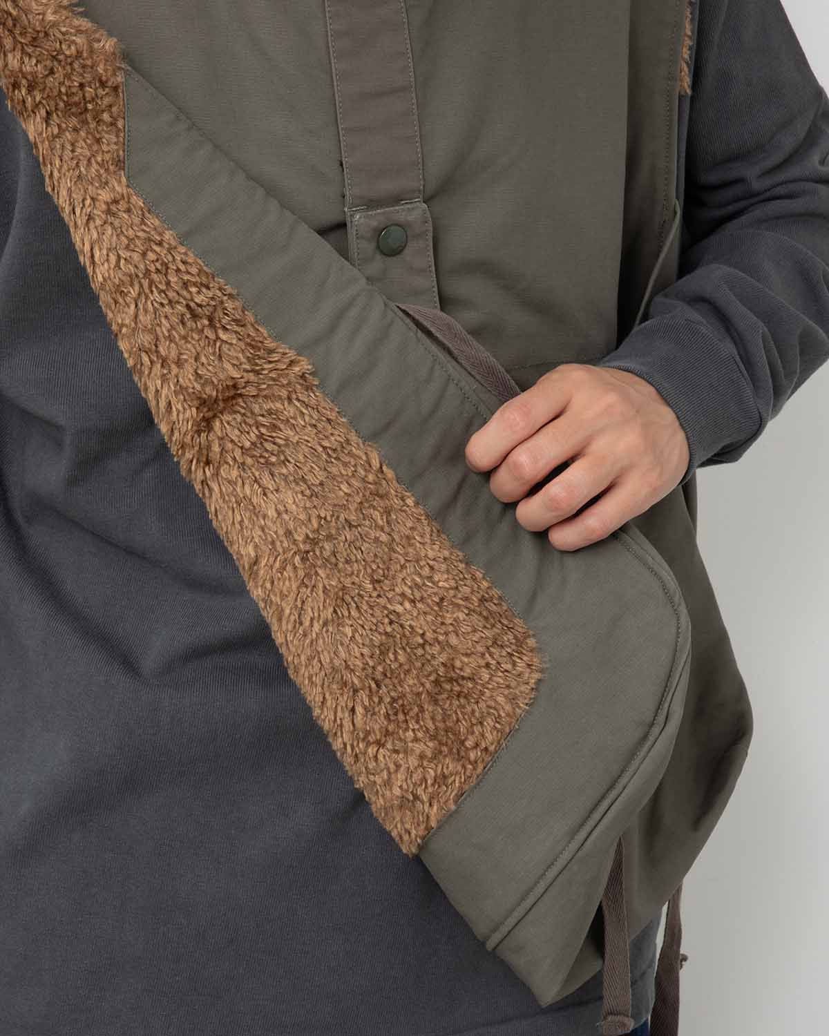 NEWSBOY VEST - COTTON DOUBLE CLOTH