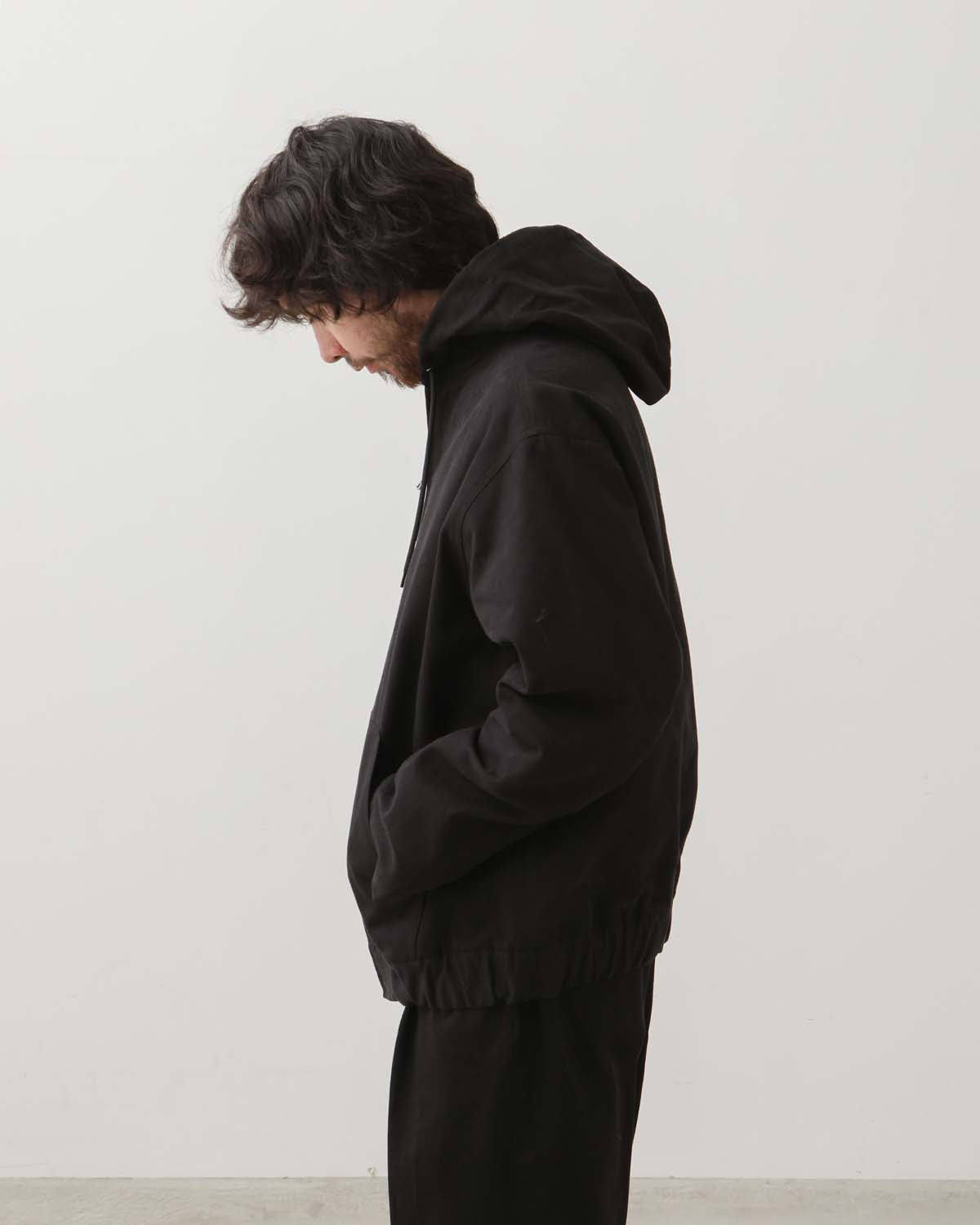 COTTON NIDOM HOODED ZIP BLOUSON