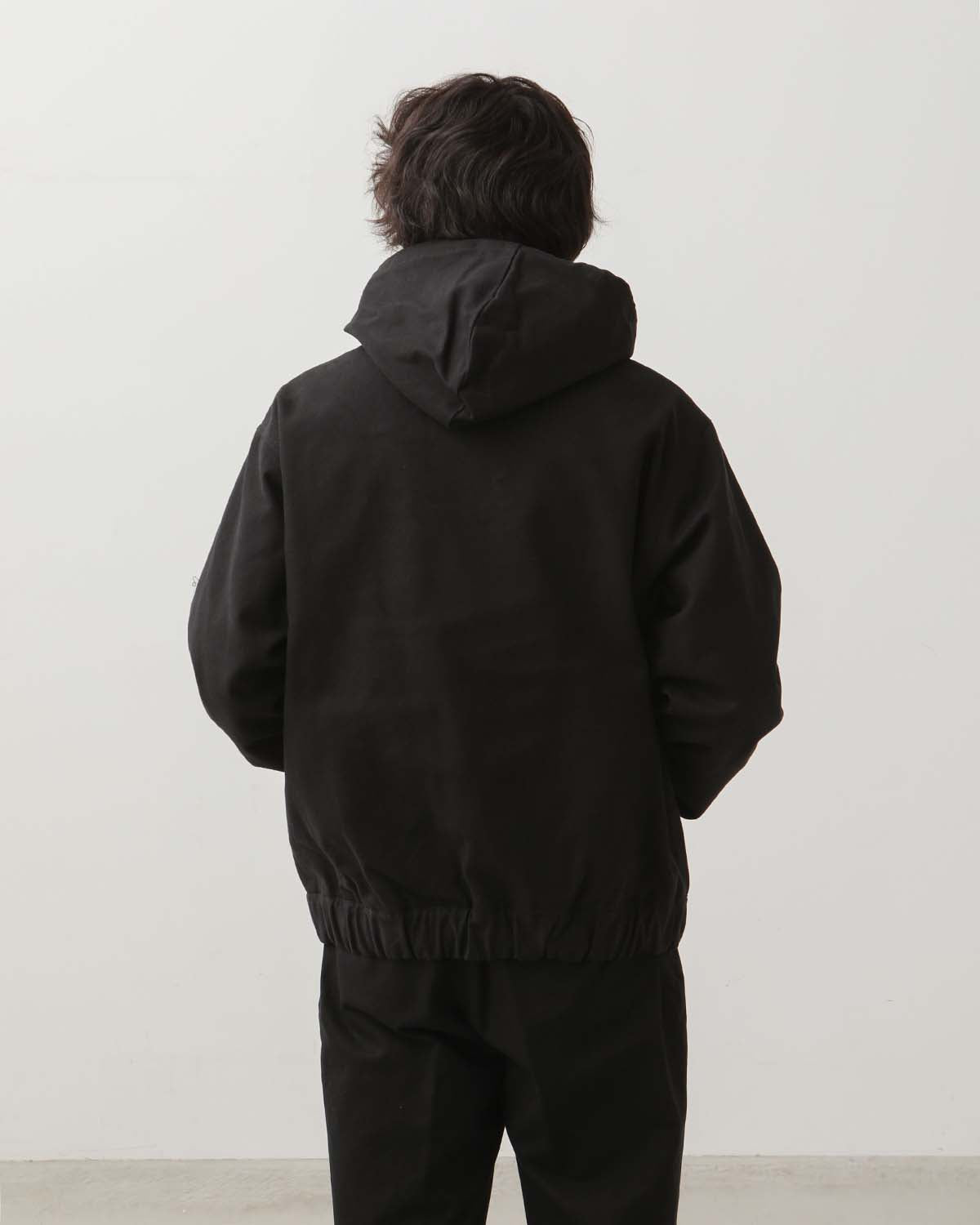 COTTON NIDOM HOODED ZIP BLOUSON