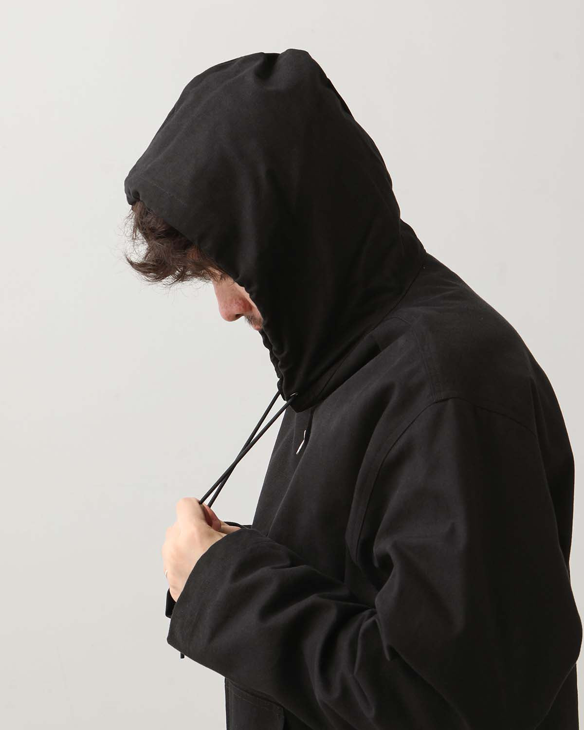 COTTON NIDOM HOODED ZIP BLOUSON