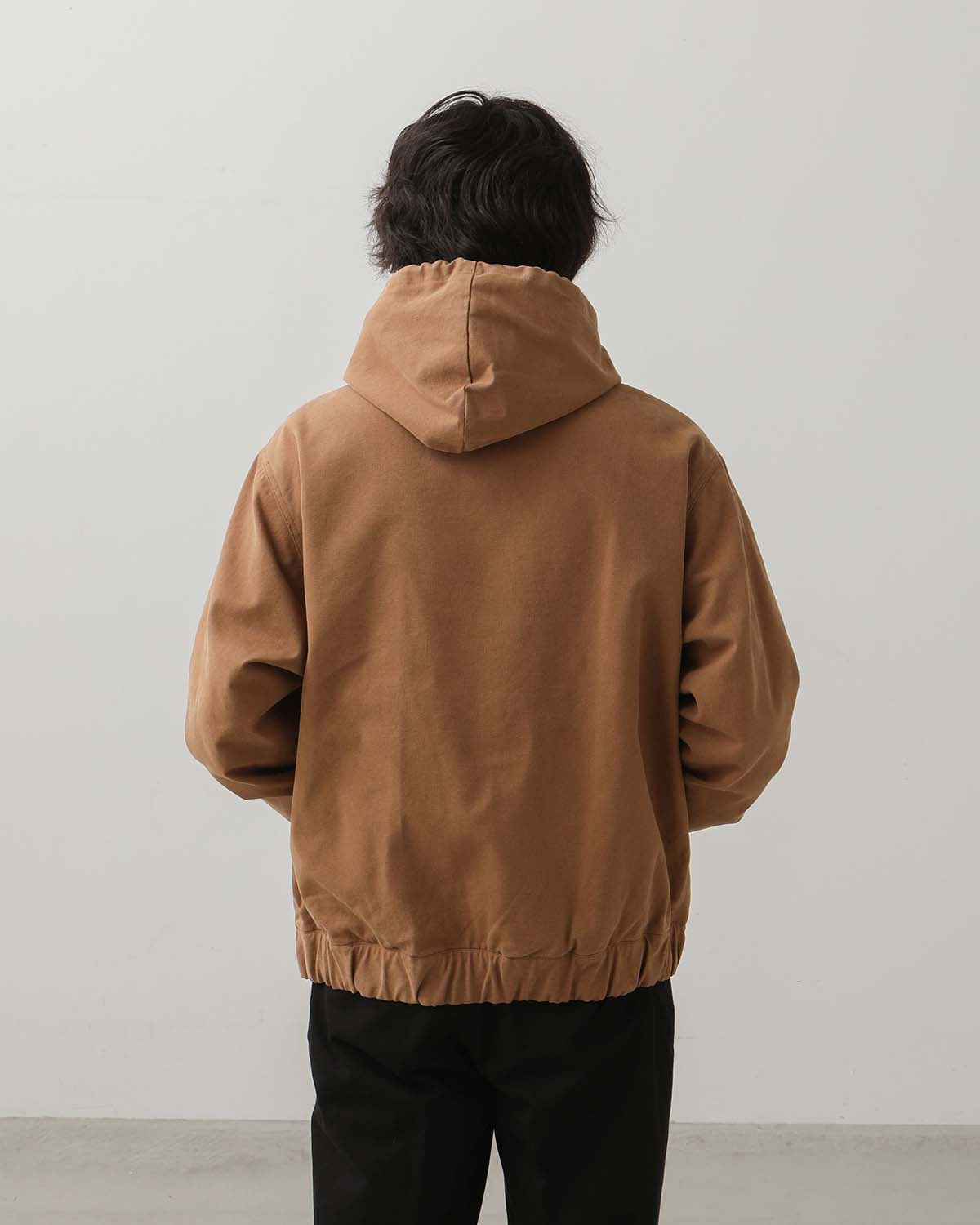 COTTON NIDOM HOODED ZIP BLOUSON