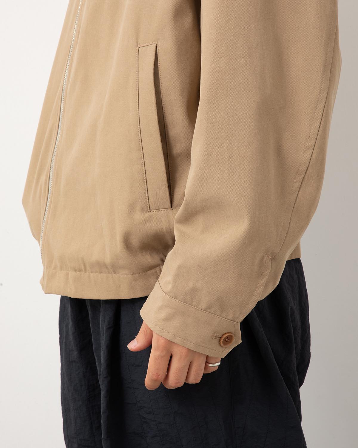 NIDOM GABARDINE ZIP BLOUSON