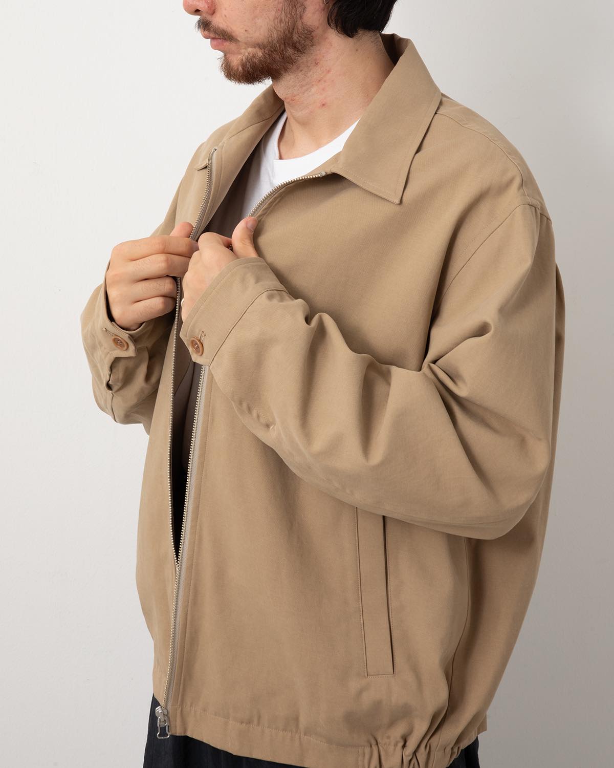 NIDOM GABARDINE ZIP BLOUSON