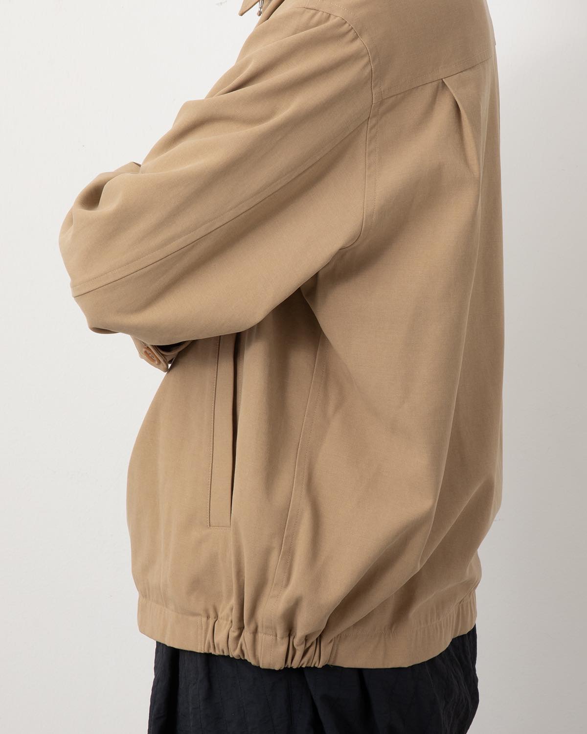 NIDOM GABARDINE ZIP BLOUSON