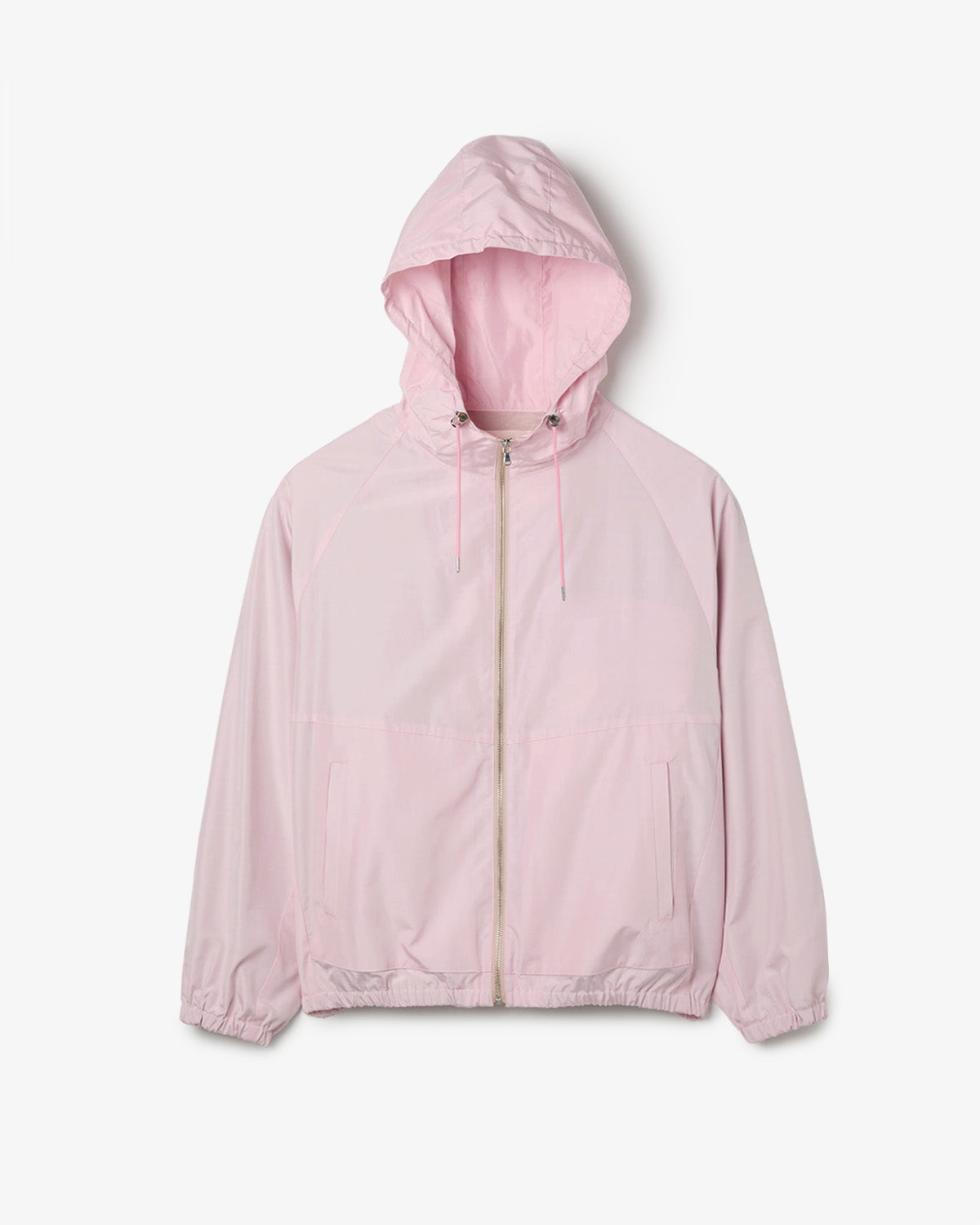 SILK HOODED ZIP BLOUSON