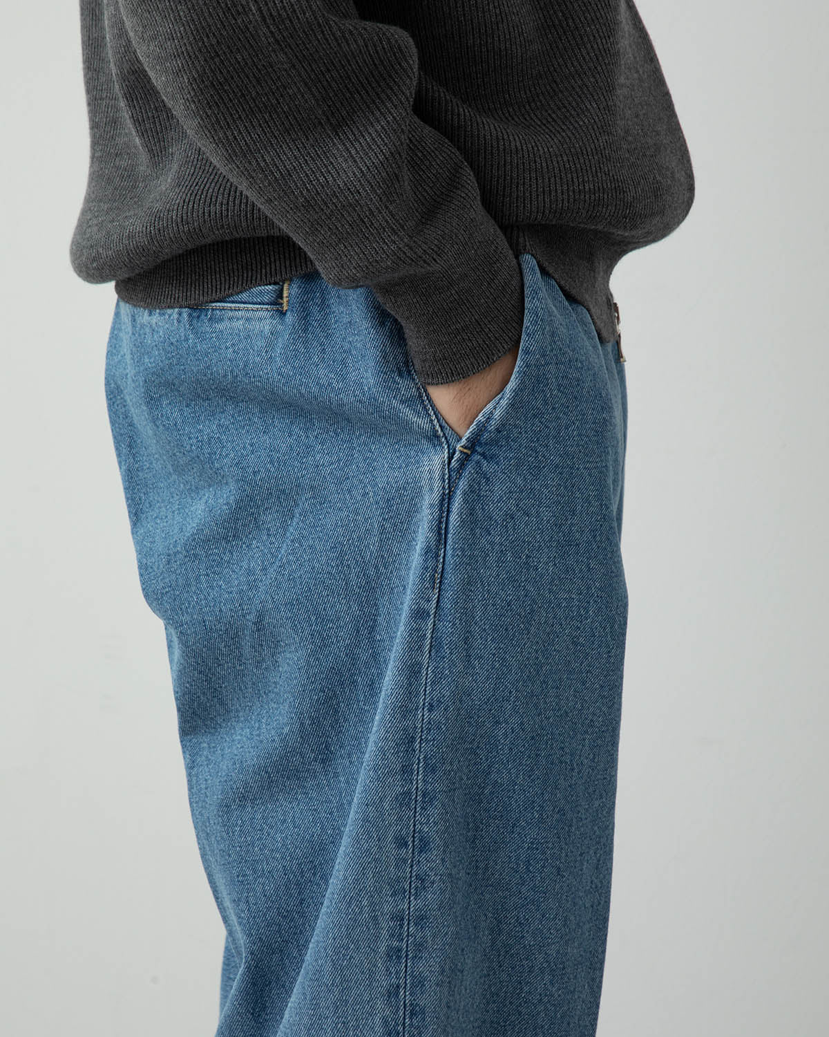 DENIM SLACKS