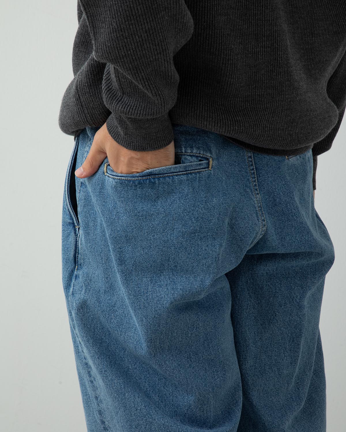 DENIM SLACKS