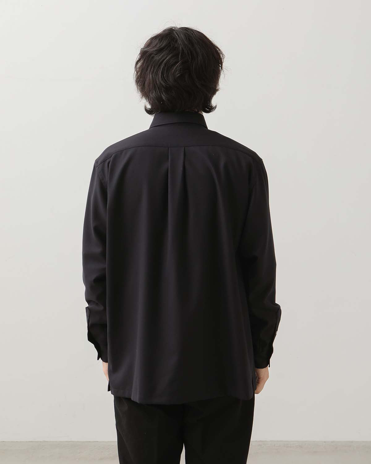 W POCKET WOOL SHIRT