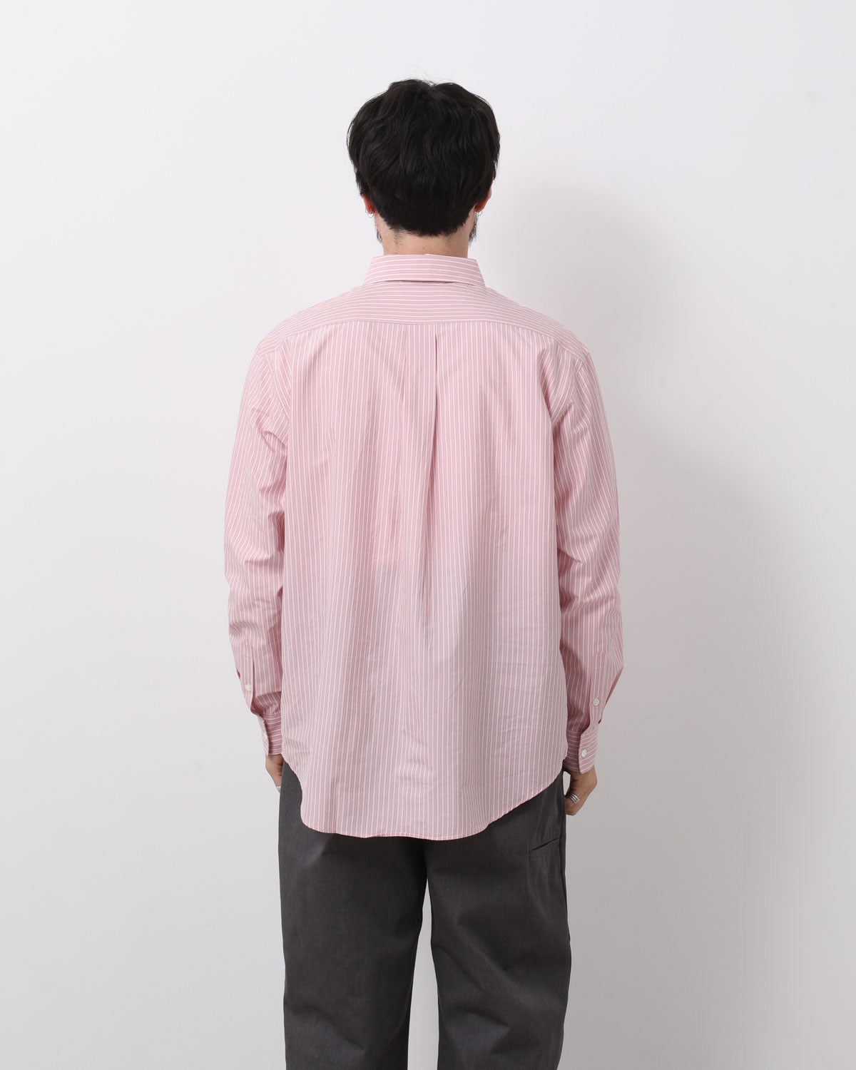 SILK COTTON STRIPE SHIRT