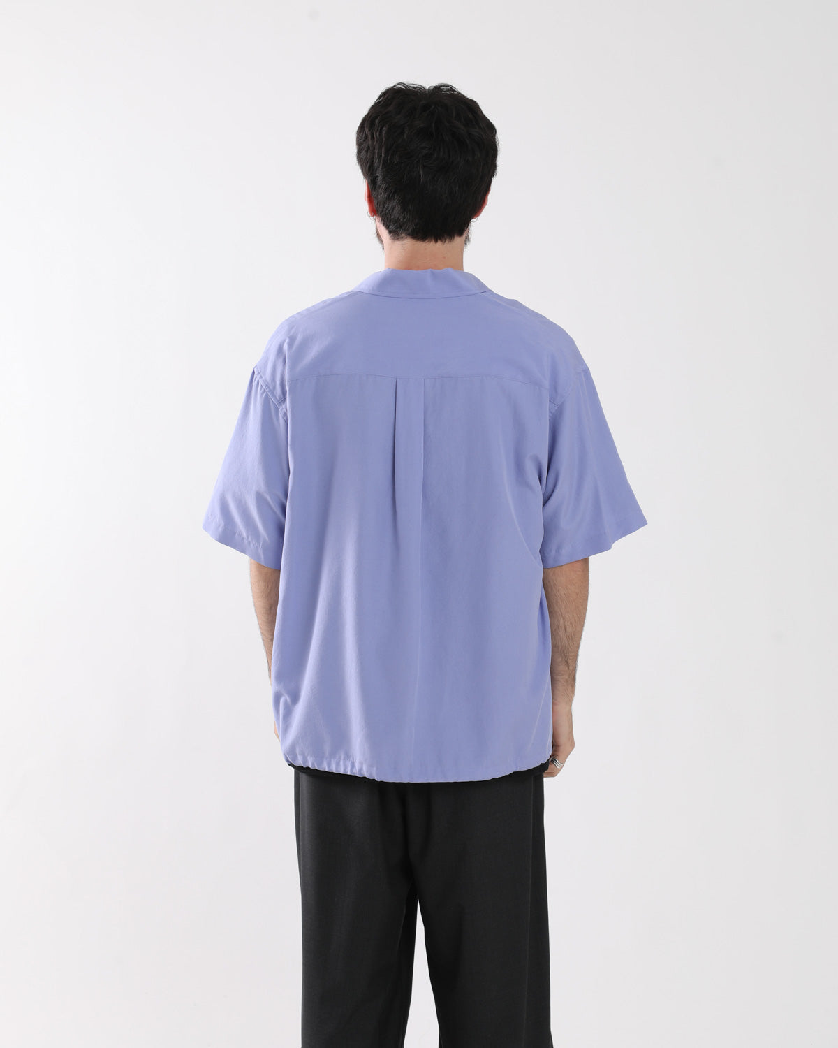 SILK NIDOM HALF ZIP S/S SHIRT