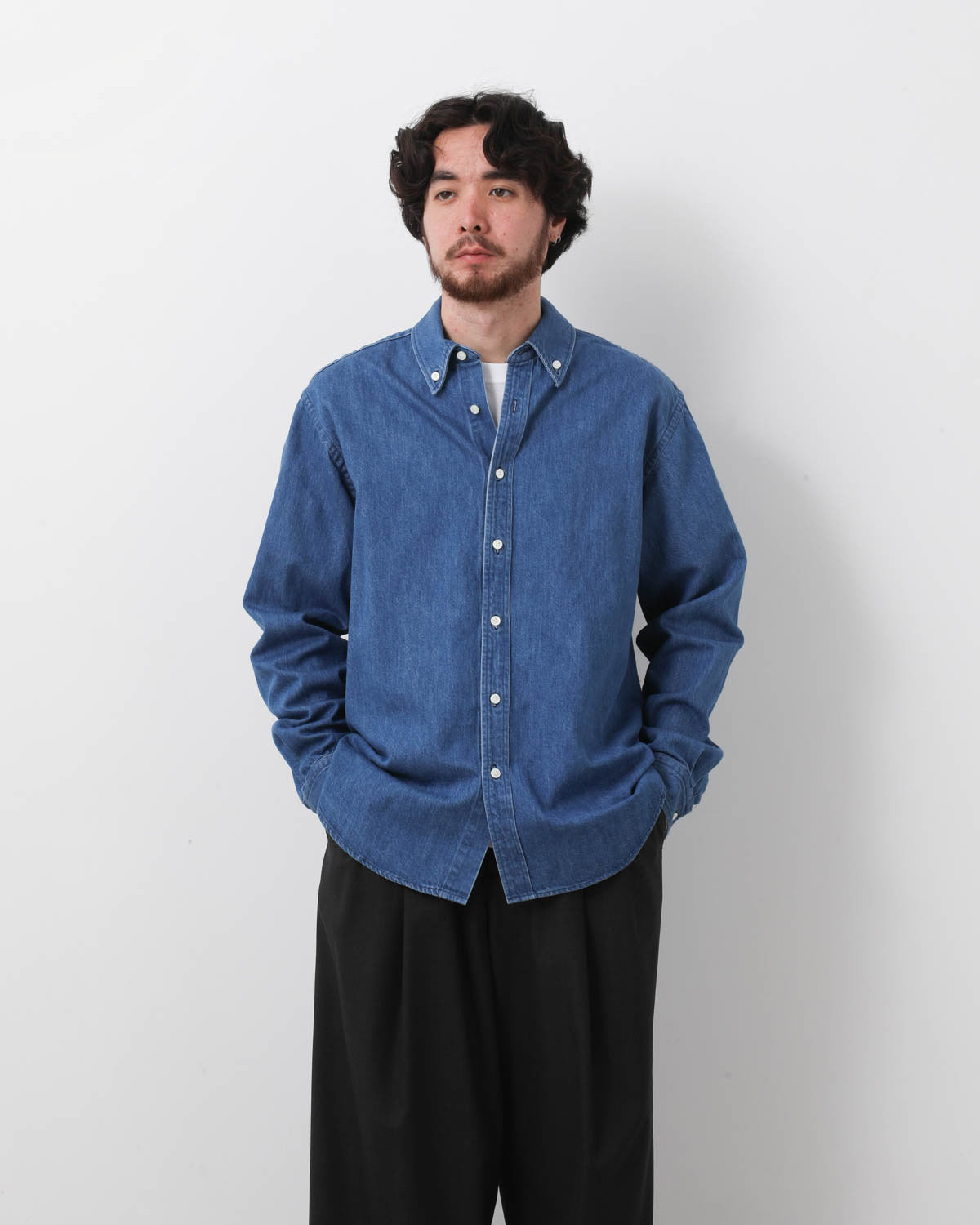 WASHED DENIM BD SHIRT
