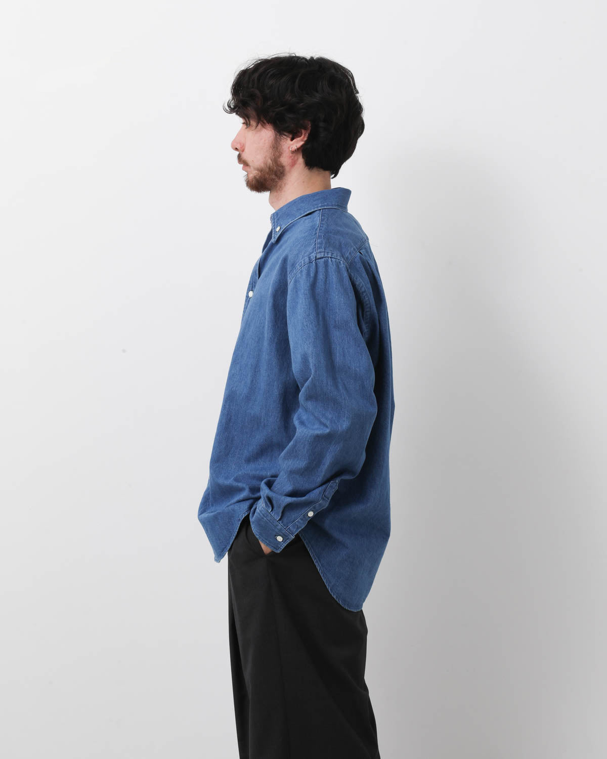WASHED DENIM BD SHIRT
